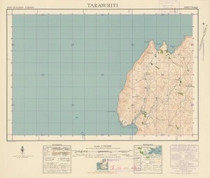 Tarawhiti [electronic resource] / M. Pirrit, July 1942 ; compiled from official surveys and aerial photographs.