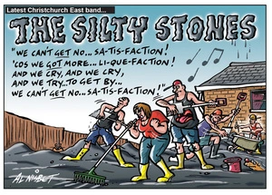 Nisbet, Alistair, 1958- :The Silty Stones - latest Christchurch East band... 27 December 2011