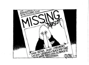 Winter, Mark 1958- :Missing mascot... 29 December 2011