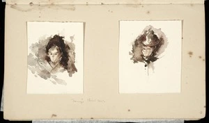 [Hodgkins, Frances Mary], 1869-1947 :Fannie's sketch heads. [1890].