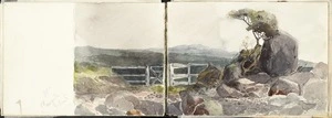 [Hodgkins, Isabel Jane] 1867-1950 :At Stewart's Island [ca 1887]