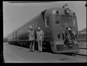 A new railcar under inspection