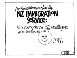 Winter, Mark 1958- :Contact the NZ Immigration Service - slipusacooltenmillionandwewillignoreyourcriminalrecord.com. 25 January 2012