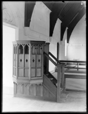 St Barnabas' Anglican Church, Fendalton, Christchurch, showing steps leading up to the altar