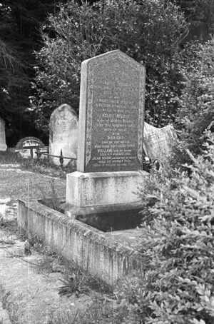 Wilson family grave, plot 6.G, Sydney Street Cemetery.