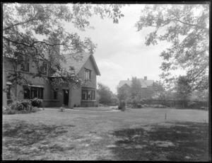 The two storey stone house of the Wood family, Christchurch