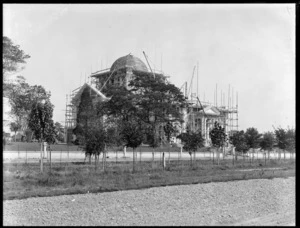 Sacred Heart Basilica, Timaru, under construction