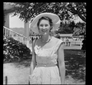 Two unidentified women at Trentham races, Upper Hutt