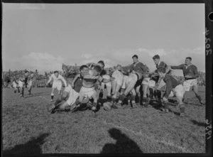 1956 Springbok rugby union football tour, match against Waikato in Hamilton