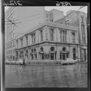 Aubrey Gualter & Co building, corner of Featherston and Brandon Street, Wellington