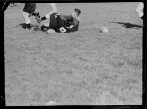 1956 Springbok rugby union football tour, second test match between All Blacks and Springboks at Athletic Park, Wellington