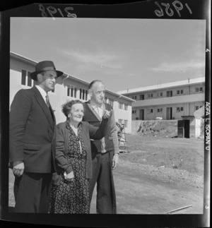 City Councillor Toop inspecting flats