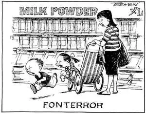 FONTERROR. Milk powder. 15 September, 2008