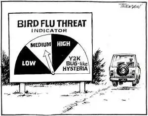 Bird flu threat indicator. 23 October, 2005.'