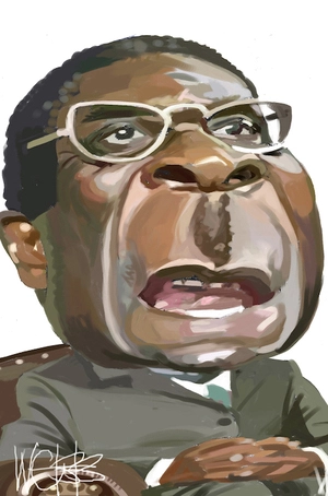 Robert Mugabe. 4 July, 2008