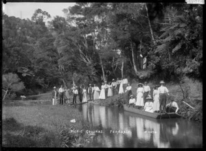 Group at picnic grounds, Ferndale