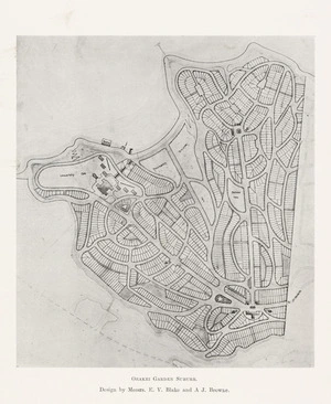 Orakei garden suburb / design by Messrs. E.V. Blake and A.J. Browne.