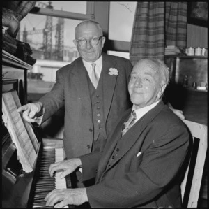 Portrait of John Fuller and Frank Crowther