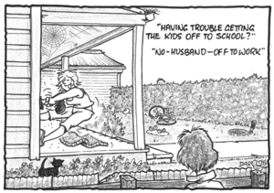 Darroch, Bob, 1940- :'Having trouble getting the kids off to school?' ... 30 January 2012