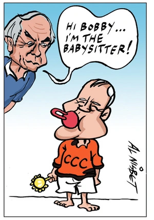 Nisbet, Alistair, 1958- :'Hi Bobby... I'm the babysitter!' 28 January 2012