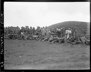 World War I army sports spectators, England