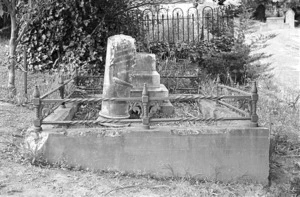 The Blacklock family grave, plot 3.H, Sydney Street Cemetery.