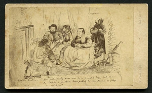 Carnell, Samuel 1832-1920 : Photographic copy of cartoon 'Madame Maclean'