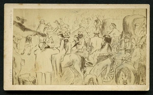 Carnell, Samuel 1832-1920 : Photographic copy of cartoon