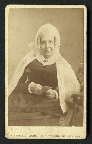 Cherrill, Nelson K fl 1878-1890 :Portrait of Mrs Brittan