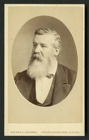 Cherrill, Nelson King, 1845-1916: Portrait of Julius von Haast