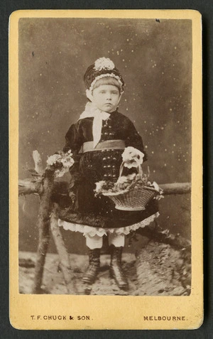 Chuck & Son fl 1864-1876 :Portrait of unidentified child