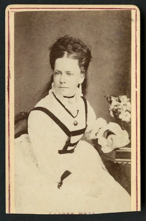Clarke Brothers (Auckland) fl 1878: Portrait of Miss Marriner?