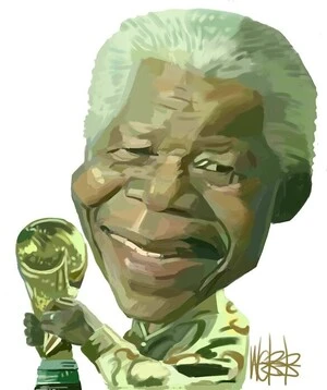 Webb, Murray, 1947- :Nelson Mandela [ca 18 May 2004].