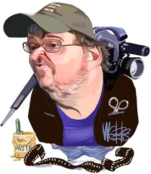 Webb, Murray, 1947- :Michael Moore [ca 17 May 2004].
