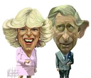 Webb, Murray, 1947- :Camilla Parker Bowles and Prince Charles [ca 9 July 2004.]