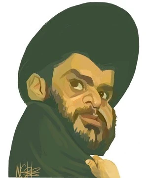 Webb, Murray, 1947- :Moqtada Al-Sadr. [ca 7 April 2004].