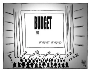 BUDGET 2003. The end. 16 May, 2003.
