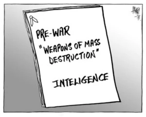 PRE-WAR 'Weapons of mass destruction' INTELLIGENCE. 3 June, 2003.