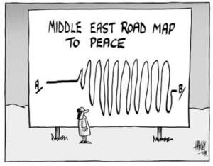 Middle East road map to peace. 14 June, 2003.