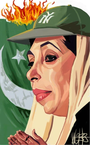 Benazir Bhutto. 23 October, 2007.