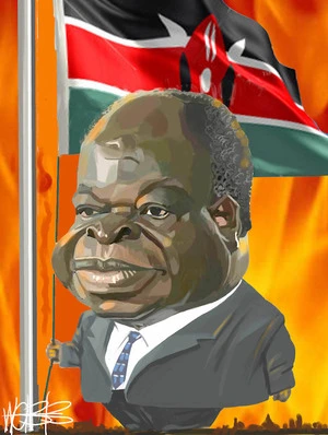 Mwai Kibaki. 3 January, 2008