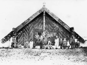 Eccles, Mrs : Nga Tau e Waru meeting house, Te Ore Ore Marae, Masterton District