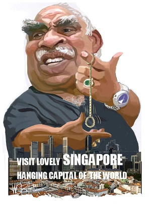 Darshan Singh, hangman. Visit lovely Singapore, hanging capital of the world. 2 December, 2005.