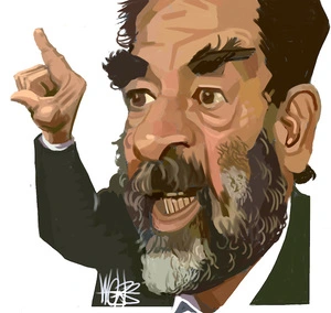Saddam Hussein. 22 October, 2005.