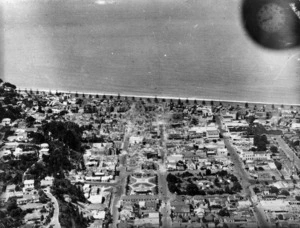 Aerial view of Napier after the 1931 earthquake