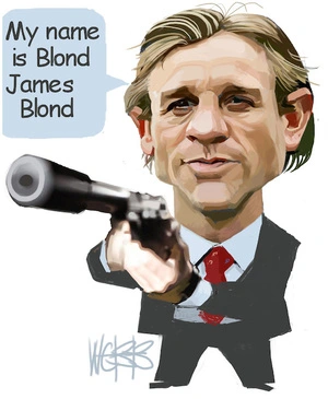 Craig Daniel. "My name is blond James Bond." 19 October, 2005.