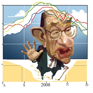 Alan Greenspan. 24 October, 2008.