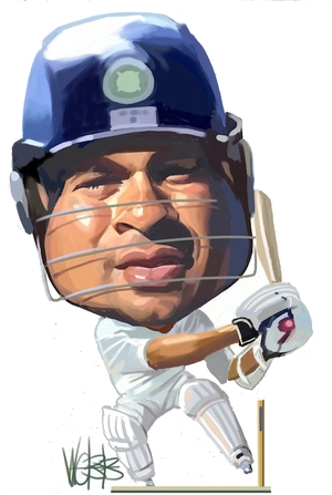 Sachin Tendulkar. 27 October, 2008.