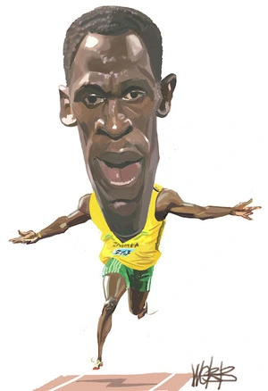 Usain Bolt. 20 August, 2008