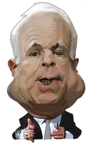 John McCain. 5 February, 2008
